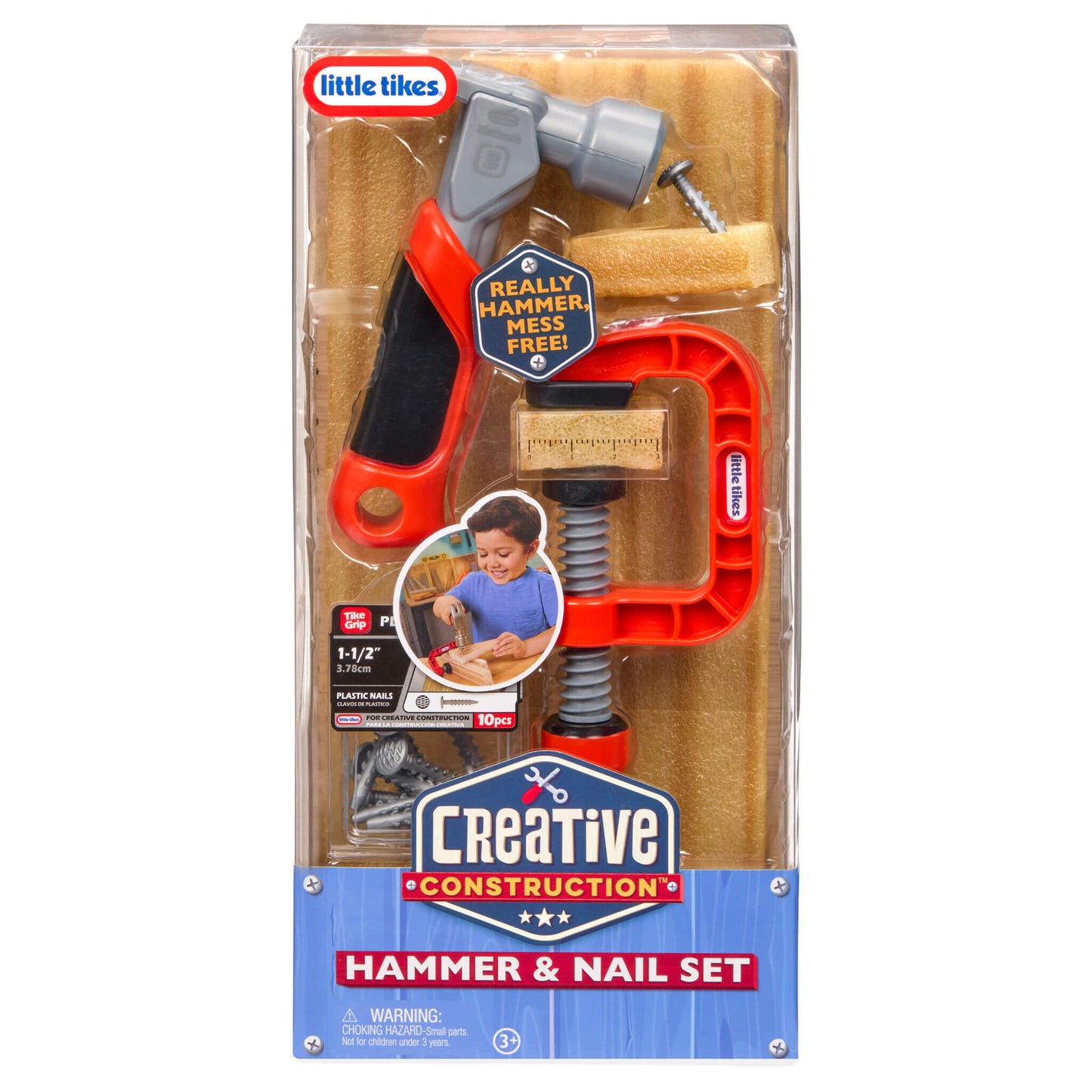 Creative Construction Hammer and Nail Set