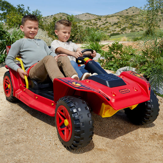 Dino Dune Buggy 12V Electric Power Ride-On, 2-Seater with Rechargeable Battery