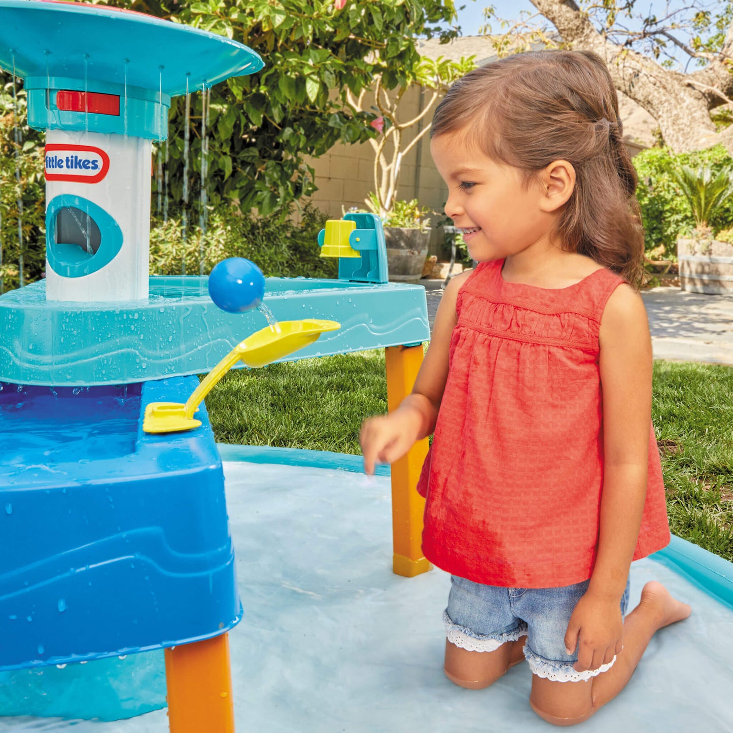 3-in-1 Splash 'n Grow Water Table C Adjustable Heights, Splash Pad & Fun Accessories