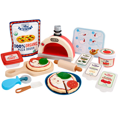 Creative Chefs  Pizza Kit  C Cooking Playset with Light-Up Pizza Oven