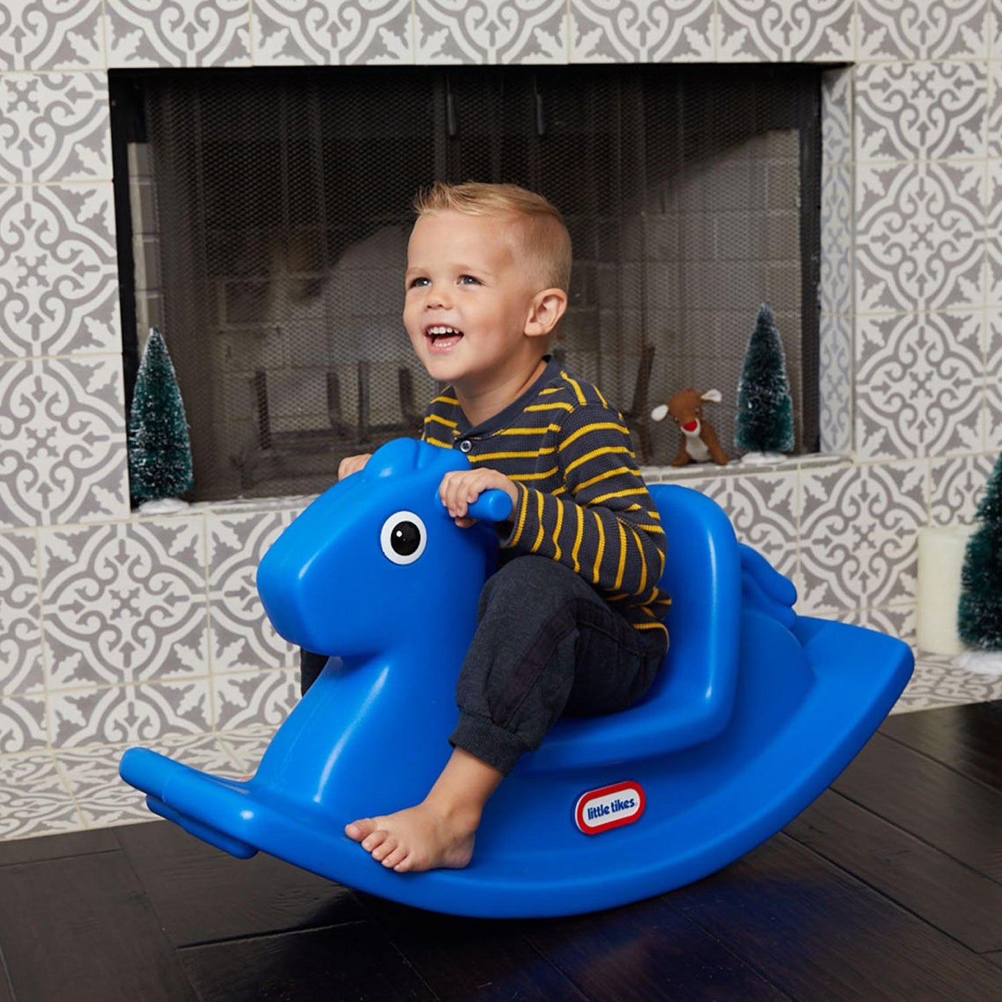 Rocking Horse - Primary Blue