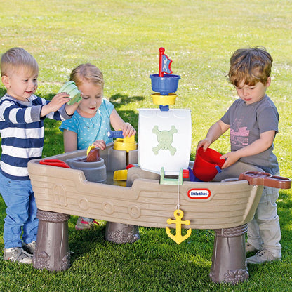 Anchors Away Pirate Ship  C Water Play Table with Cannon, Spinner & Splashing Fun