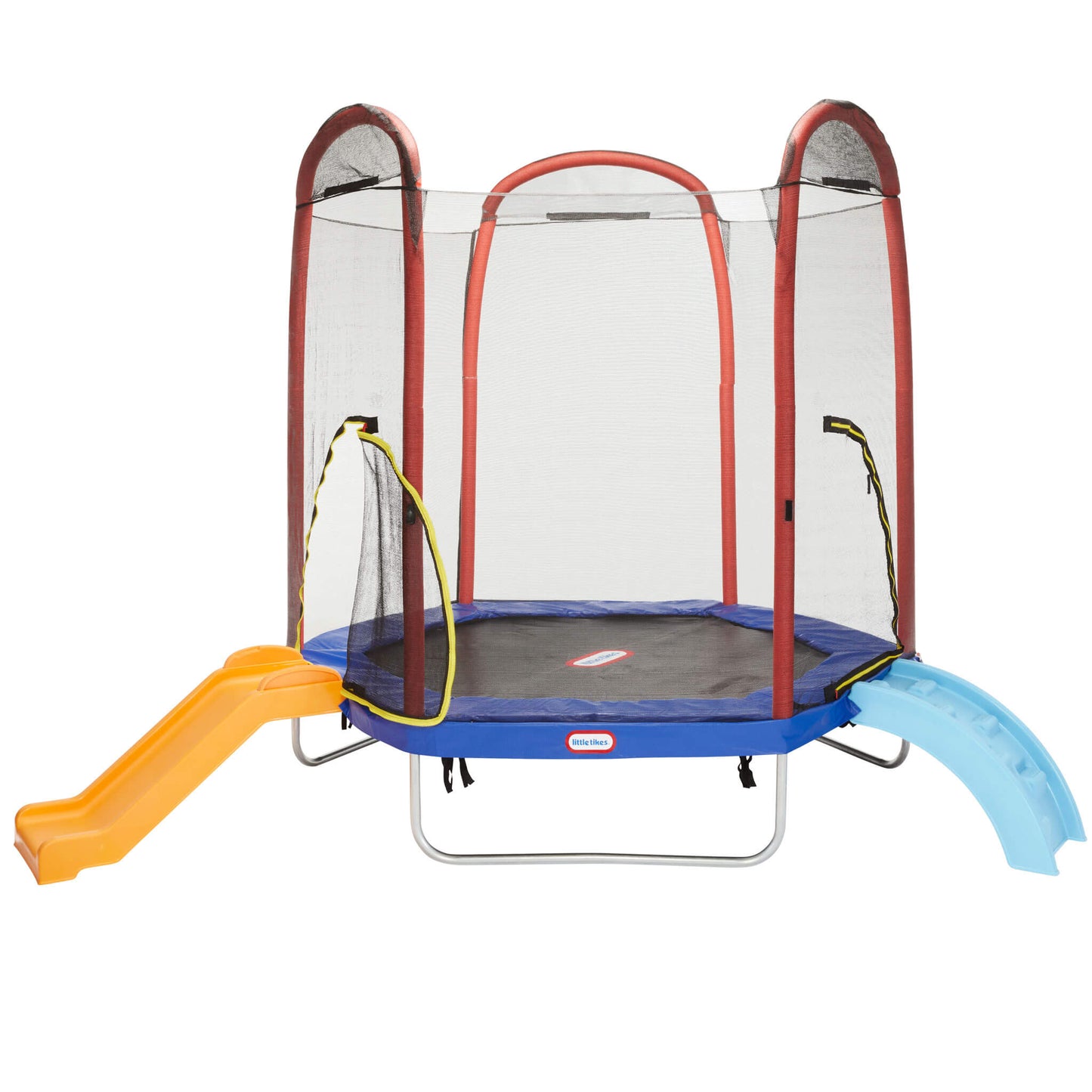Climb 'n Slide 7ft Trampoline  with Enclosure & Slide