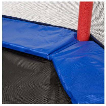 Climb 'n Slide 7ft Trampoline  with Enclosure & Slide