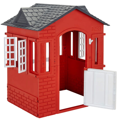 Cape Cottage Playhouse Red  C Indoor & Outdoor Playhouse