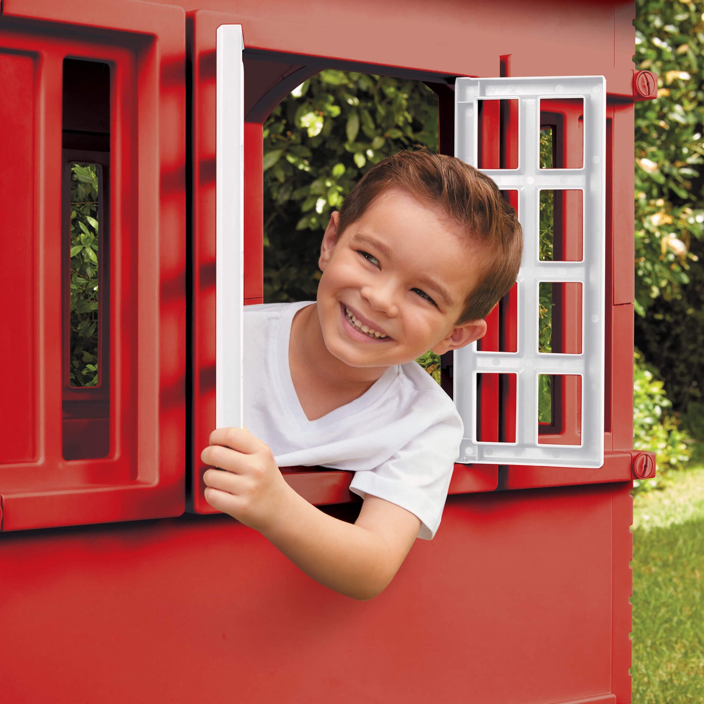 Cape Cottage Playhouse Red  C Indoor & Outdoor Playhouse