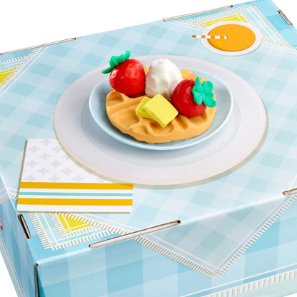 Creative Chefs  Waffle Kit  C Breakfast Playset with Functional Waffle Maker