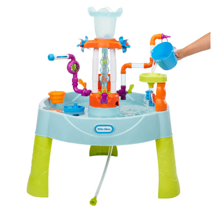 Flowin' Fun Water Table  C Interactive Water Playset with Pipes, Fittings & Faucets