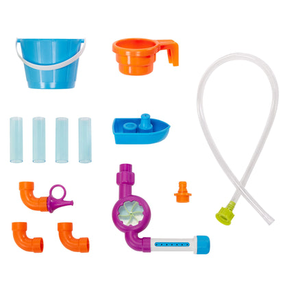 Flowin' Fun Water Table  C Interactive Water Playset with Pipes, Fittings & Faucets
