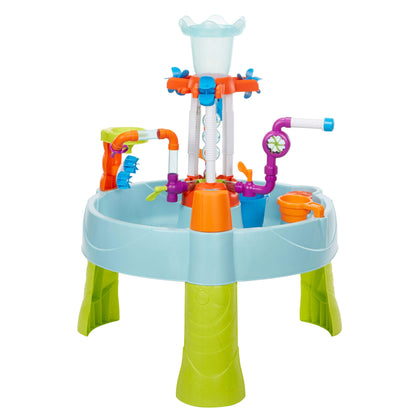 Flowin' Fun Water Table  C Interactive Water Playset with Pipes, Fittings & Faucets
