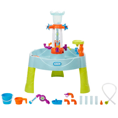 Flowin' Fun Water Table  C Interactive Water Playset with Pipes, Fittings & Faucets