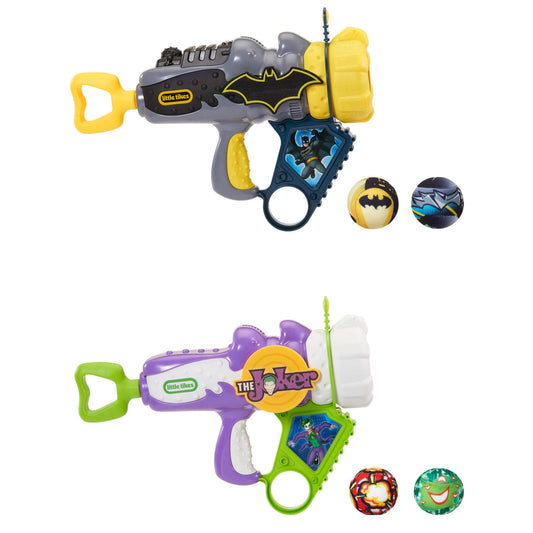 Batman  & The Joker   Boom Blaster 2-Pack  C DC Superhero Launchers for Kids