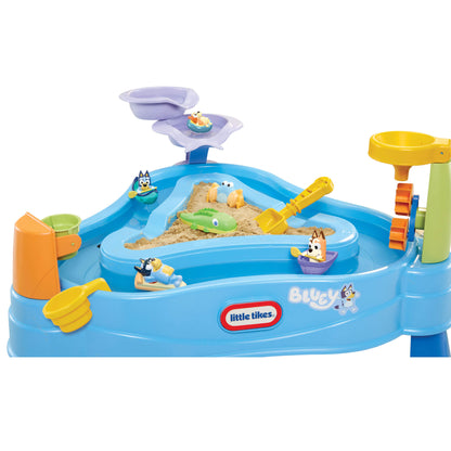 Bluey Beach Water Table  -  Interactive Outdoor Playset with Sand & Water Fun
