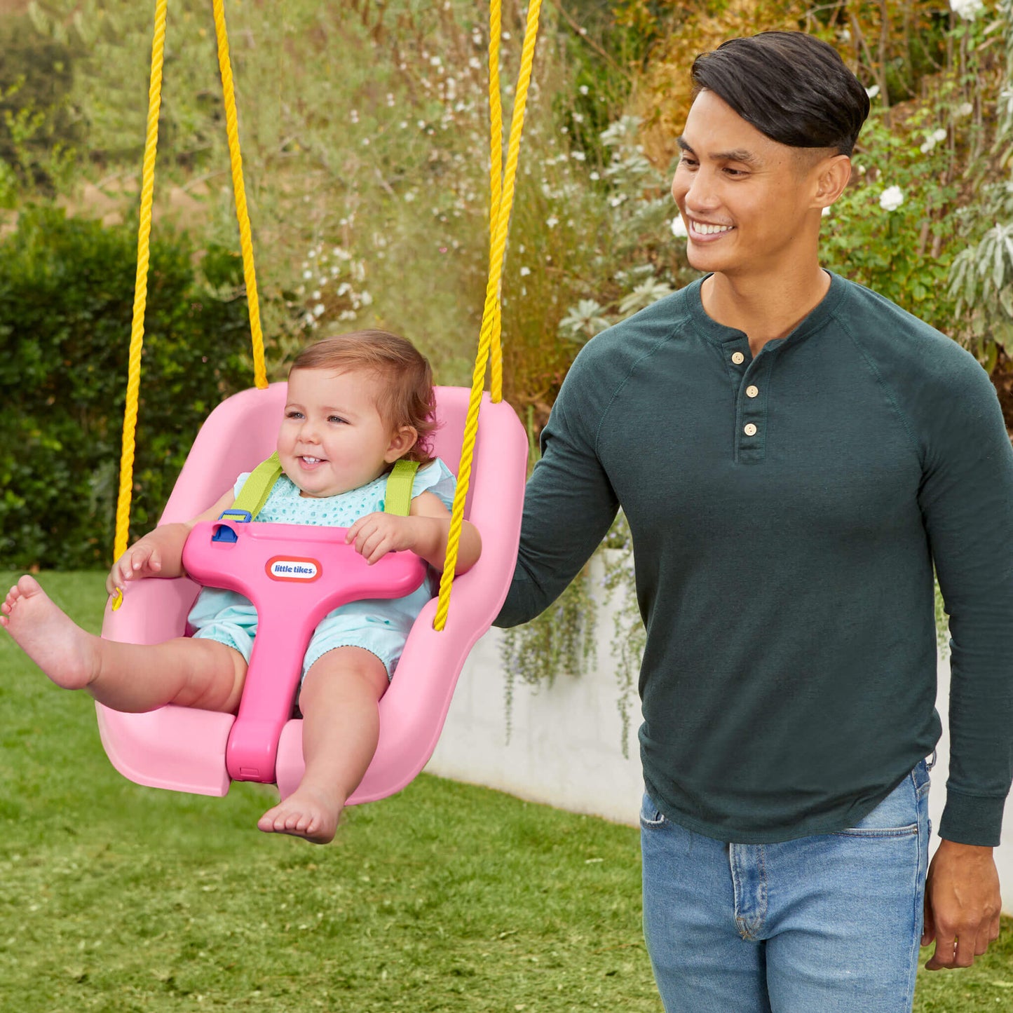 2-in-1 Snug 'n Secure  Swing - Pink