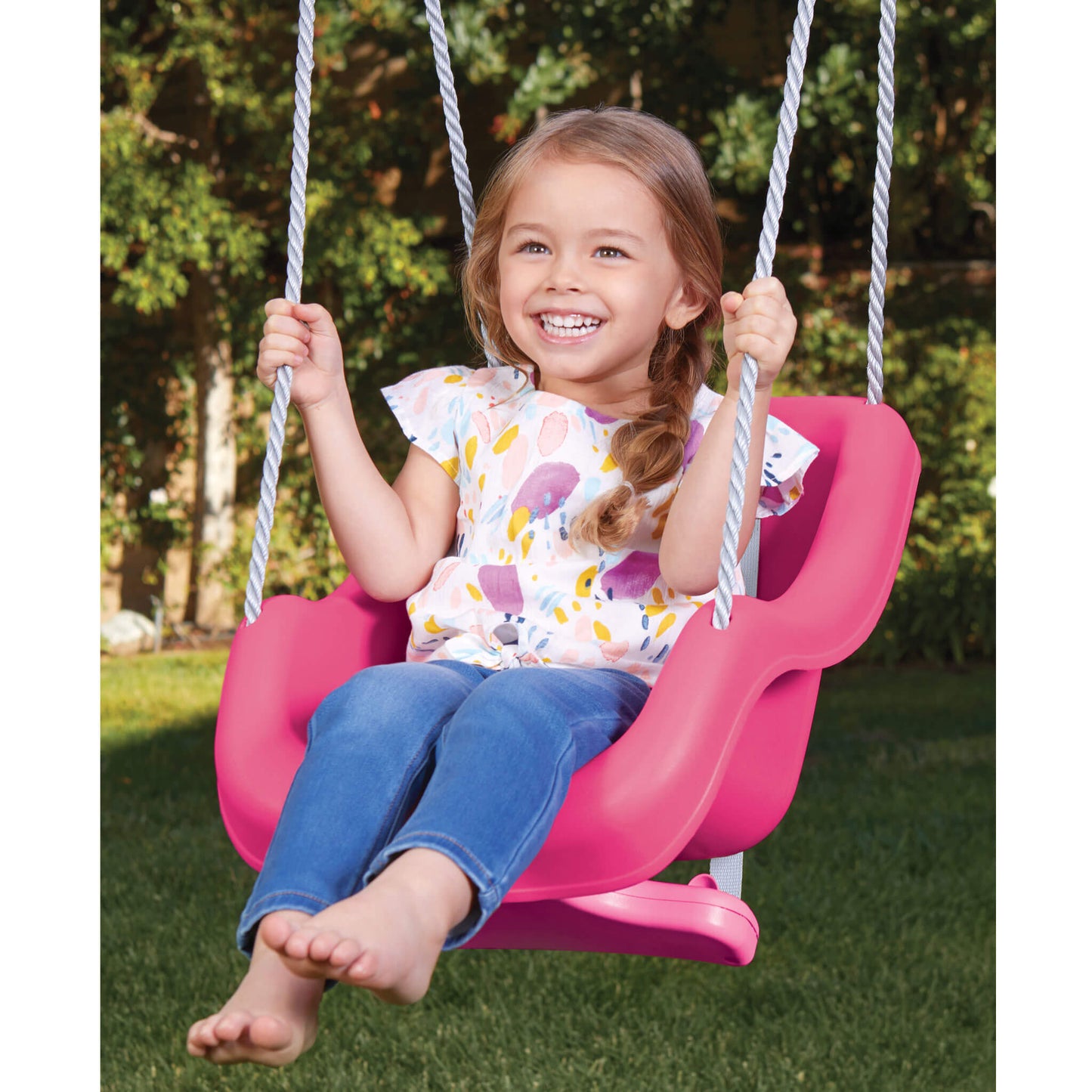 2-in-1 Snug 'n Secure  Swing - Magenta