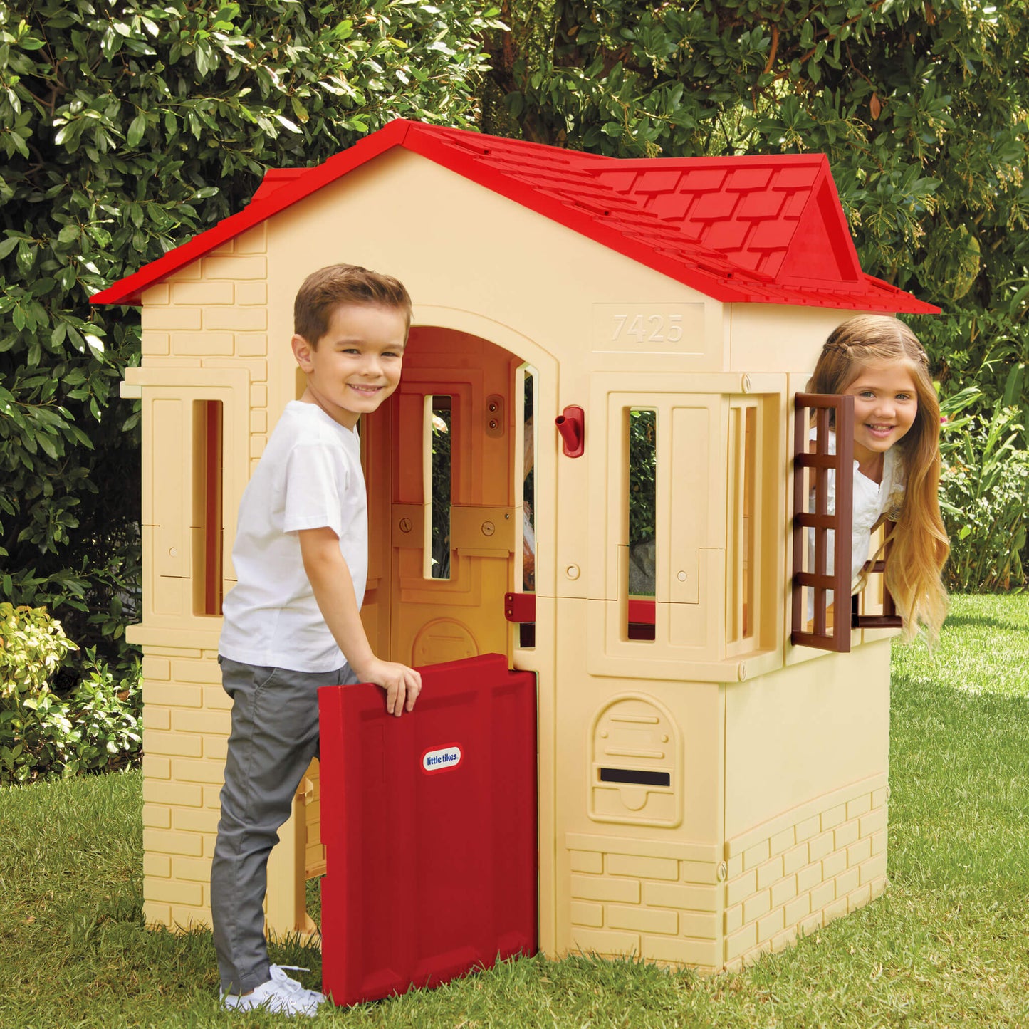 Cape Cottage Playhouse Tan  C Indoor & Outdoor Playhouse