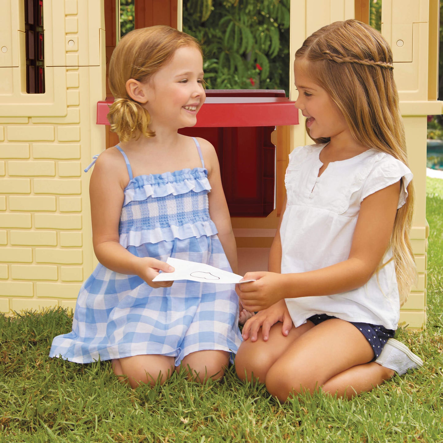 Cape Cottage Playhouse Tan  C Indoor & Outdoor Playhouse