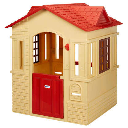 Cape Cottage Playhouse Tan  C Indoor & Outdoor Playhouse