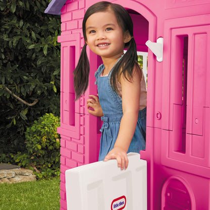 Cape Cottage Playhouse Pink  C Indoor & Outdoor Playhouse