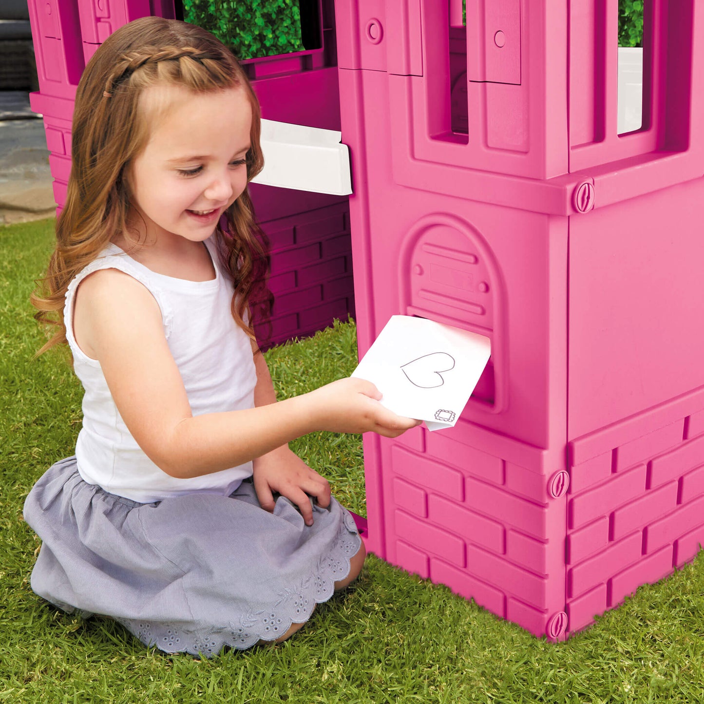 Cape Cottage Playhouse Pink  C Indoor & Outdoor Playhouse