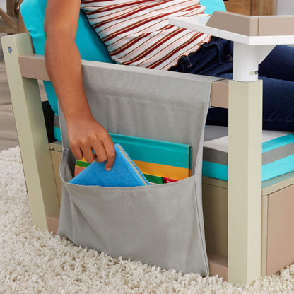 2-in-1 Fun & Study Swivel Desk  C Wooden Desk