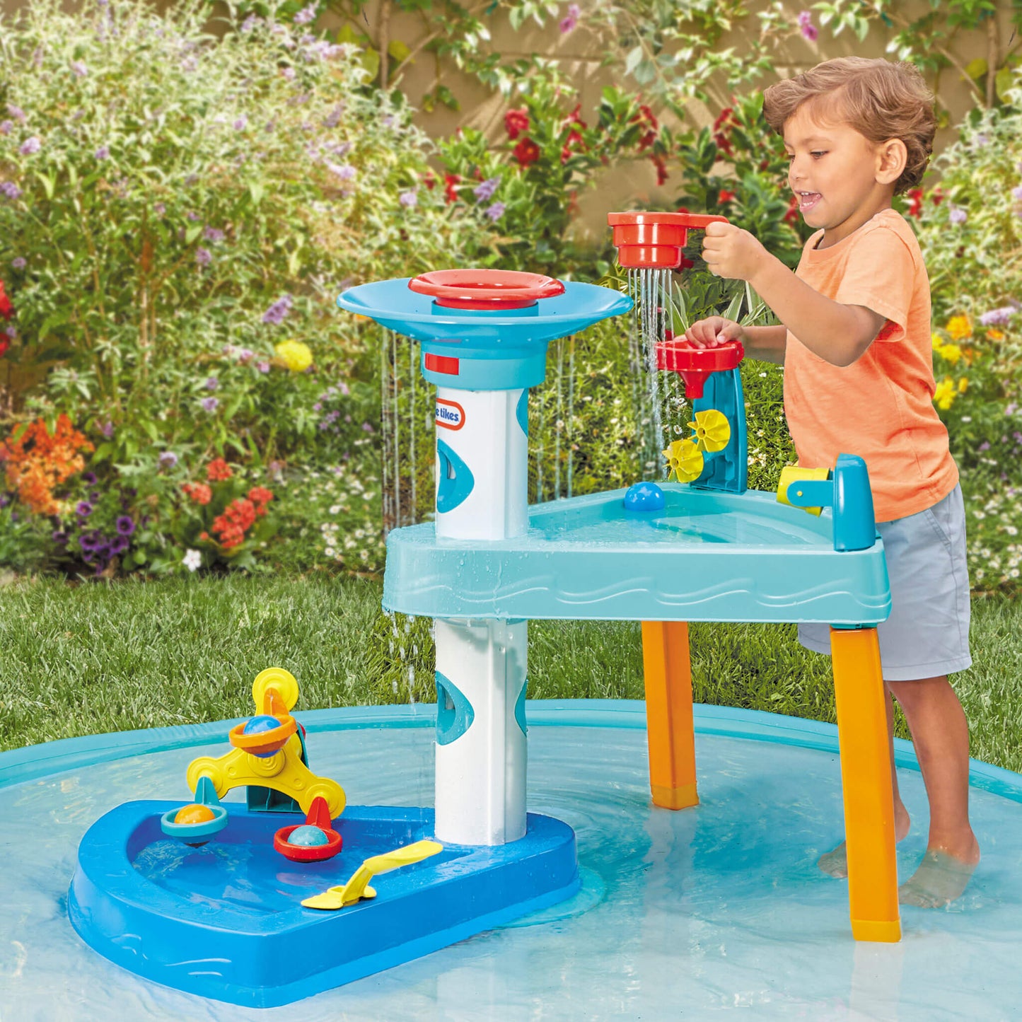 3-in-1 Splash 'n Grow Water Table  C Adjustable Heights, Splash Pad & Fun Accessories