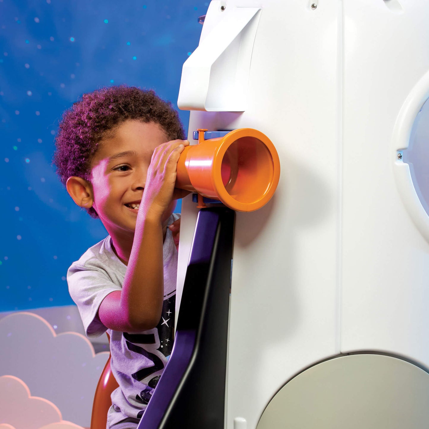 Adventure Rocket  C Interactive Space Rocket Playset with Lights and Sound