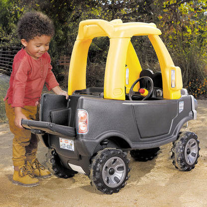Cozy Truck  Ride-On - with Working Door, Tailgate & Durable Wheels