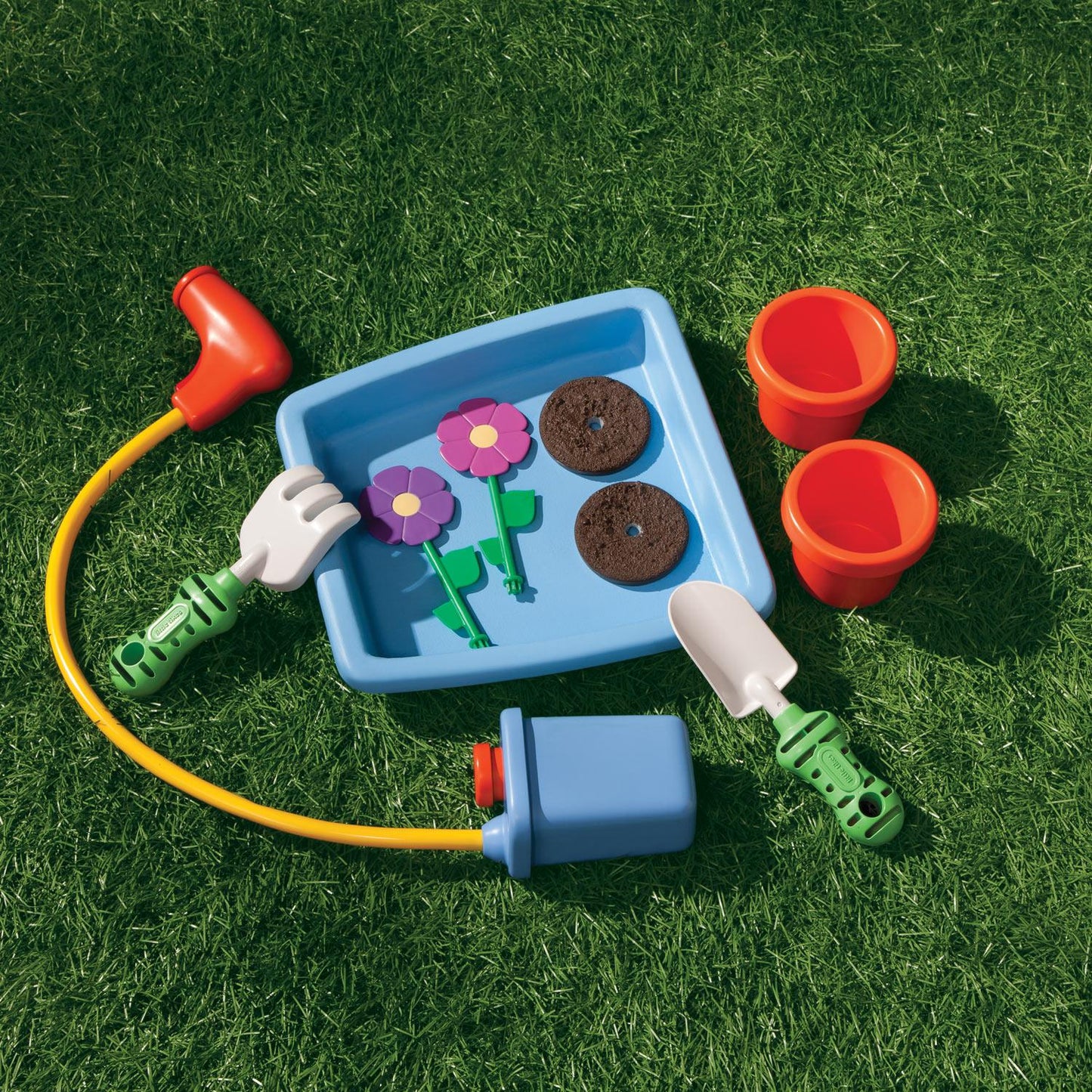 2-in-1 Garden Cart & Wheelbarrow  C Gardening Playset