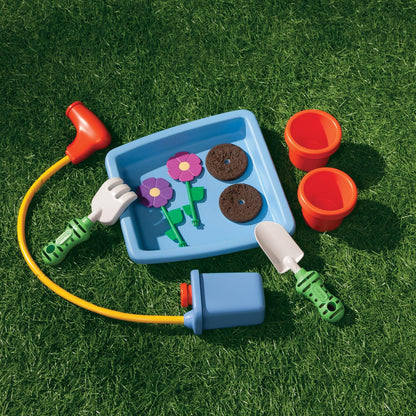 2-in-1 Garden Cart & Wheelbarrow  C Gardening Playset