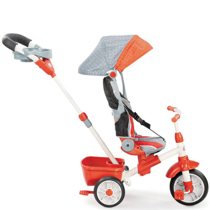 5-in-1 Deluxe Ride & Relax Recliner Trike  C Adjustable with 5 Stages and Reclining Seat