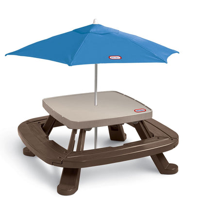Fold 'n Store  Picnic Table with Market Umbrella