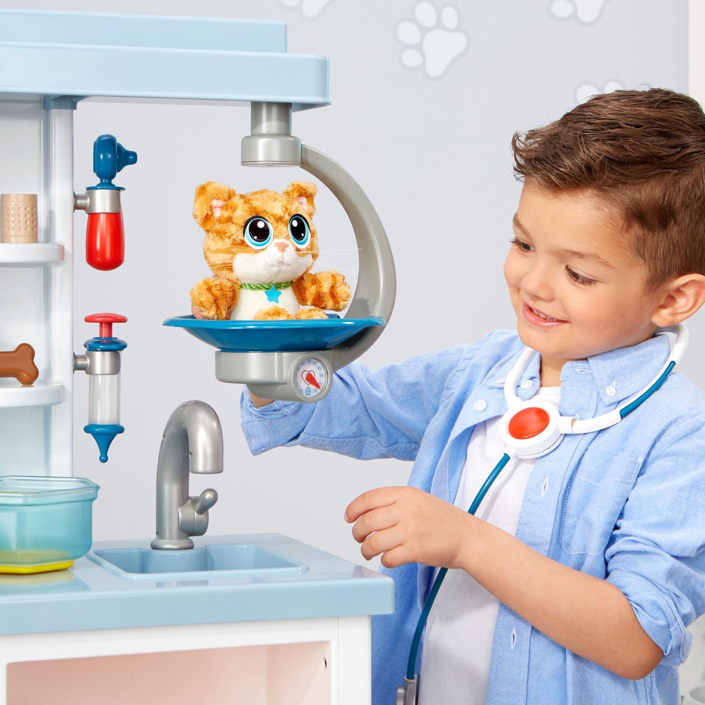 My First Pet Checkup Set  C Interactive Vet Playset with Pets & Accessories